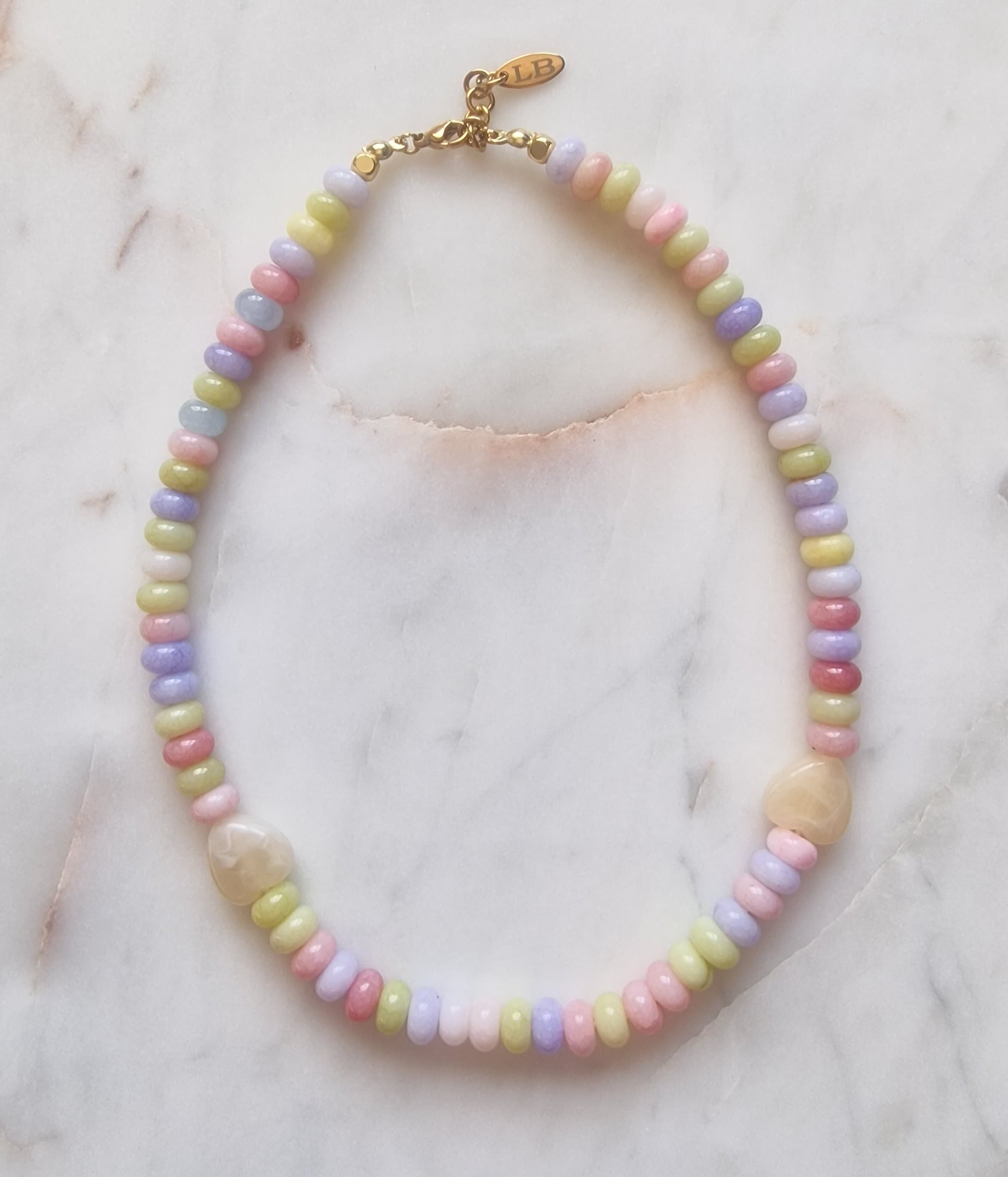 pastel necklace kids